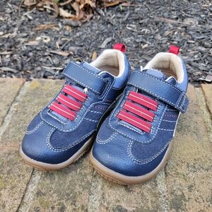 Stride Rite Leather Prescott Blue Toddler Boy Size 8.5W